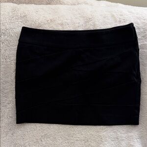 Express Black Mini Skirt
